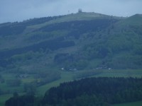 Blick vom Bergasthof auf die